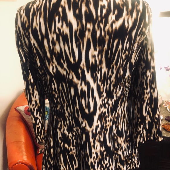 Animal print waterfall jacket - Picture 2 of 4
